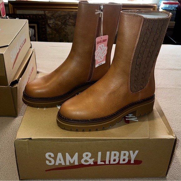 Sam & Libby Scarlett Combat Boots - Picture 4 of 8